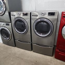 Kenmore Large Capacity Front Load Washer Dryer Set 