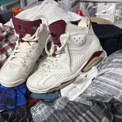 Nike Jordan’s 6 maroons 