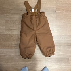 Fleece Lined Toddler Snow Bibs