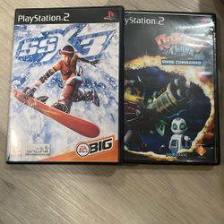 SSX3 PS2 and Ratchet Clank PS2 Games