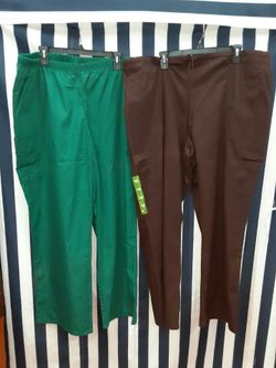2 pair uniform scrub pants size 2xl
