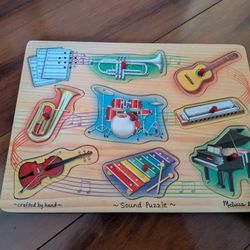 Melissa And Doug Instrument Sound Puzzle