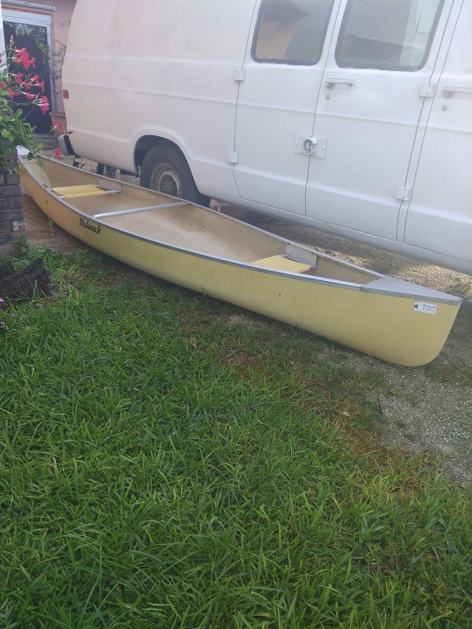 Canoe mohawk fiberglass for Sale in Miami, FL OfferUp