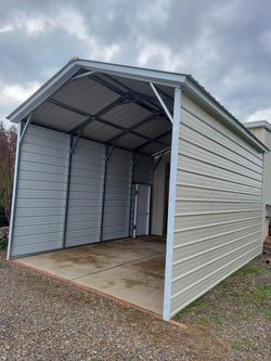 Metal carports and garages