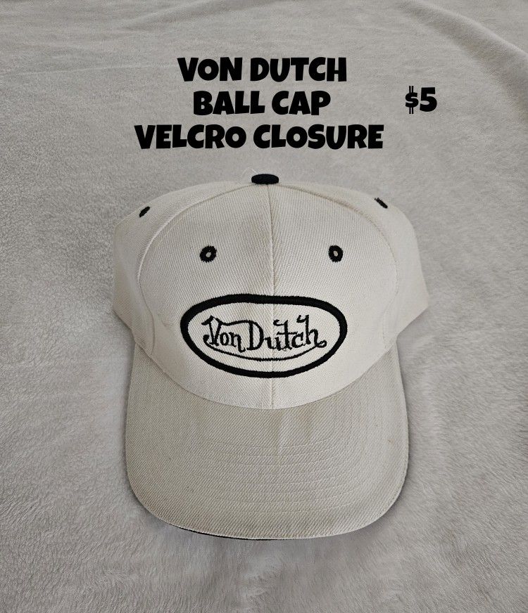 NEW, VON DUTCH BASEBALL CAP