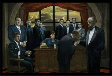 Wall Art - Soprano, Godfather, Scarface