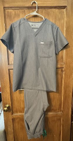 FIGS Scrubs ( 3 Pairs, XS Top/Bottoms, Blue, Black, Charcoal)