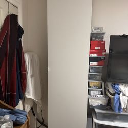 3 cloth cabinets