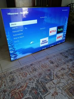 Hisense Roku Smart TV Large Screen 75”