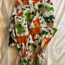 Alligators Pj Kids 3t Pajamas Footed Winter Fleece 