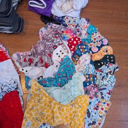 Huge Lot Of Cloth Diapers Newborn To Toddler