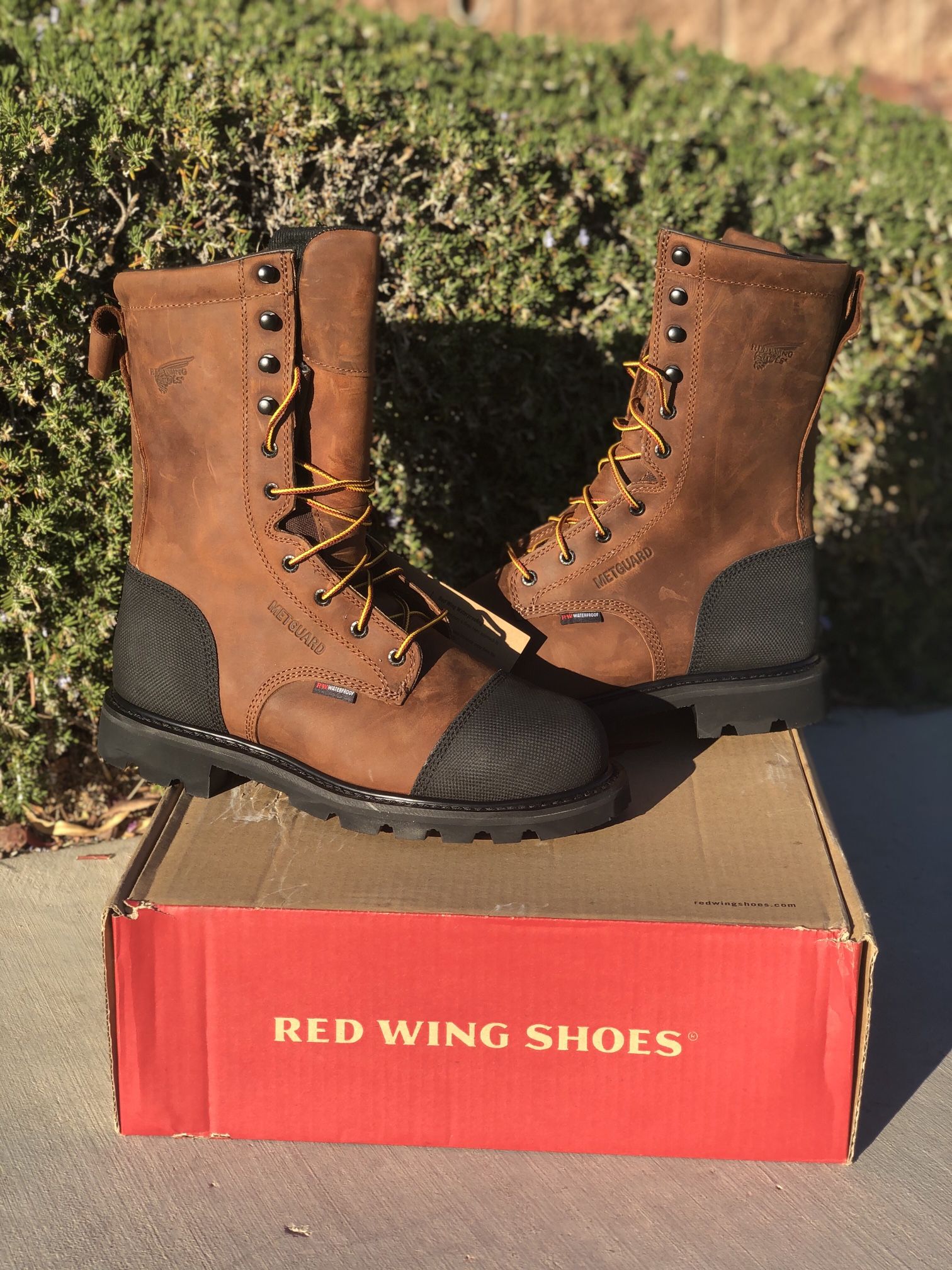 Red Wing Water Proof Met Guard Boots