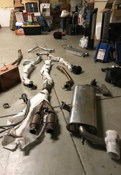 Exhaust system 2015-2017 Hyundai Genesis coup 3.8 turbo