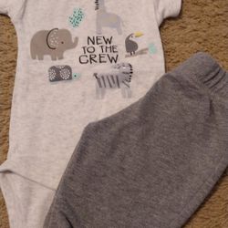 Baby Boy 0/3 Month Outfits 