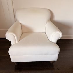 Upholstered Ballard Designs Club Chair