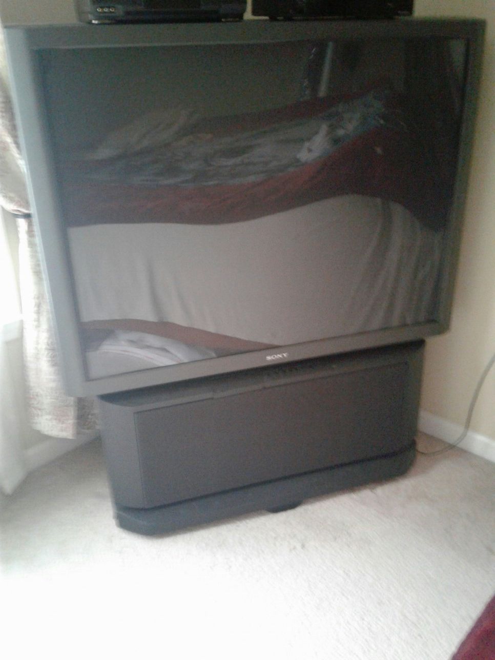 42 by 32 inches Sony large TV