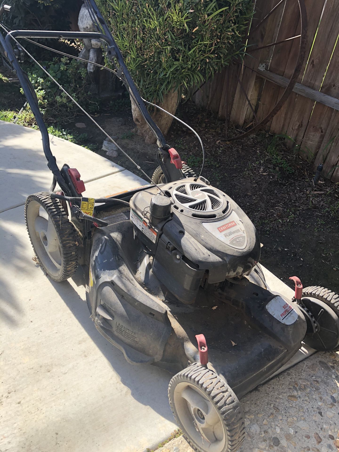 Complete lawn care set lawnmower edger etc