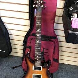 PRS  SE Standard Electric Guitar  Solid Body With Maroon SE case soft Case included