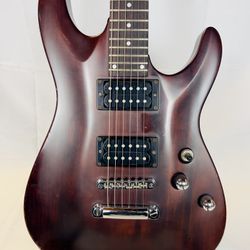 Schecter Omen-6 Electric Guitar - Walnut Satin