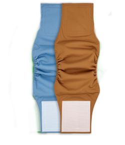 MICOOYO Belly Bands for Male Dogs, Reusable Dog Diapers Male, Washable Doggy Diapers for Puppy Training, Incontinence, Marking, XS, 