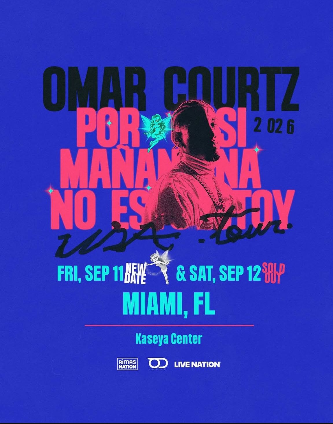 Omar Courtz 2026 tour Miami 09/11
