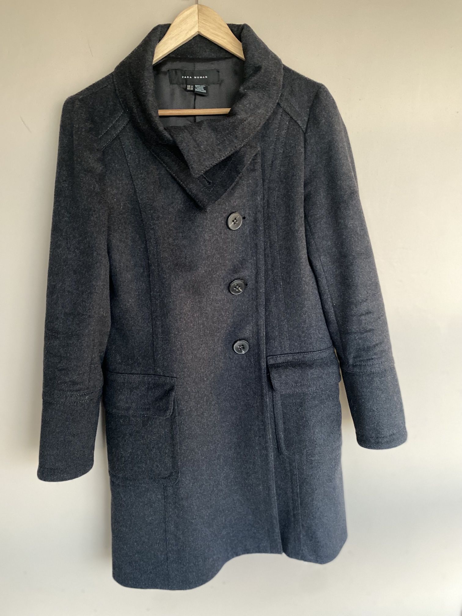 ZARA Wool  Grey Jacket 