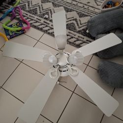 ×2 48" White Fans 