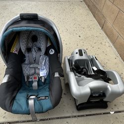 Graco Car Seat, Rear Facing Car Seat, Lightweight Car Seat for Easy Carrying, Baby Car Seat with Canopy