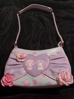 Sanrio My Melody & My Sweet Piano Her Universe Pearl & Pastel Shoulder Purse/Bag