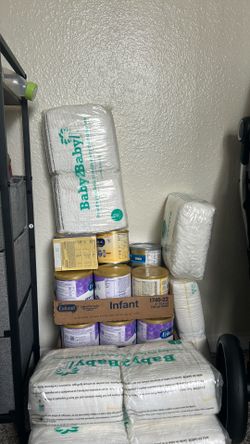 Baby Diapers and Formula MOSTLY  EVERYTHING FREE OR $50