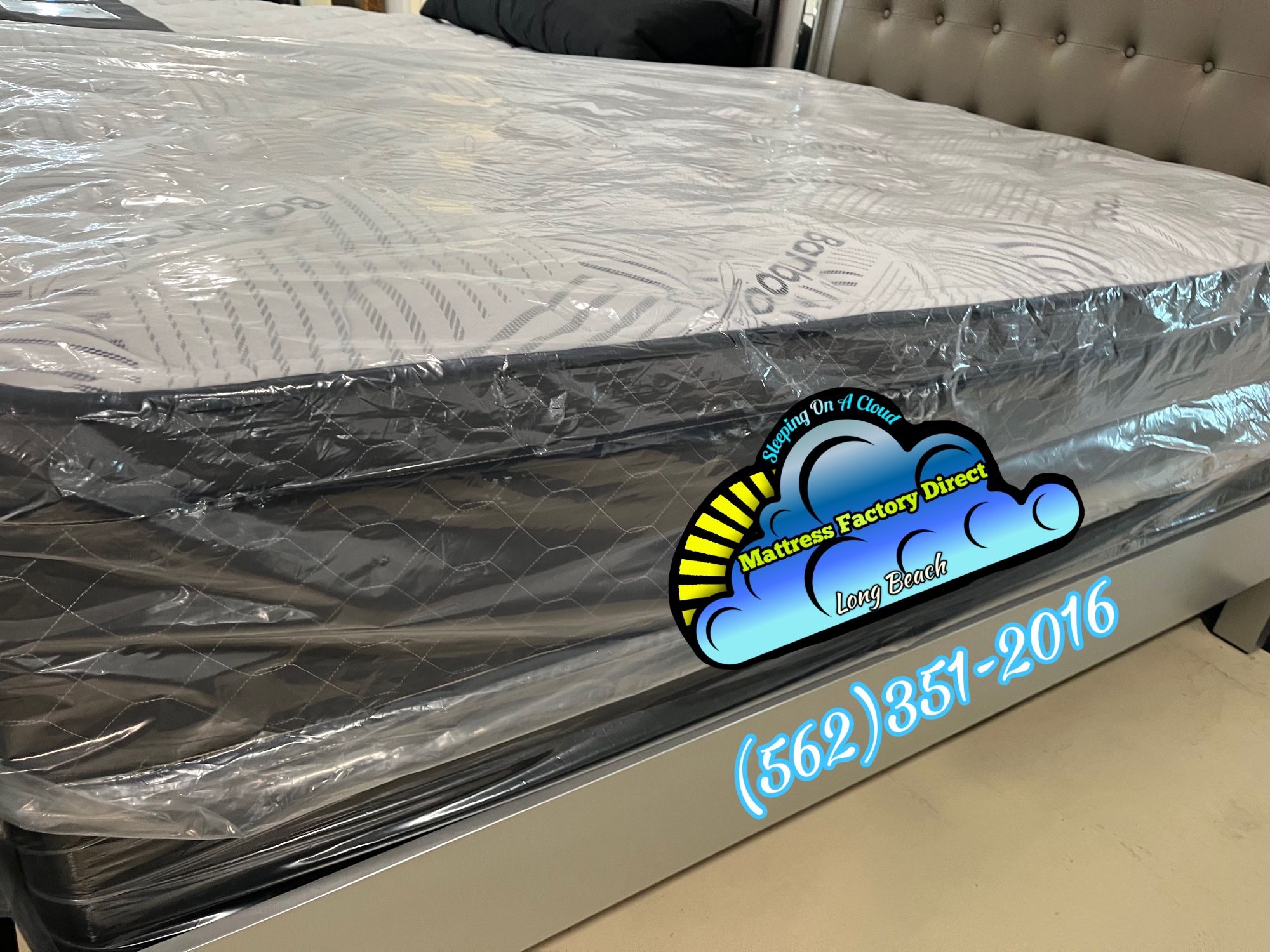 Queen Orthopedic Mattress And Boxspring