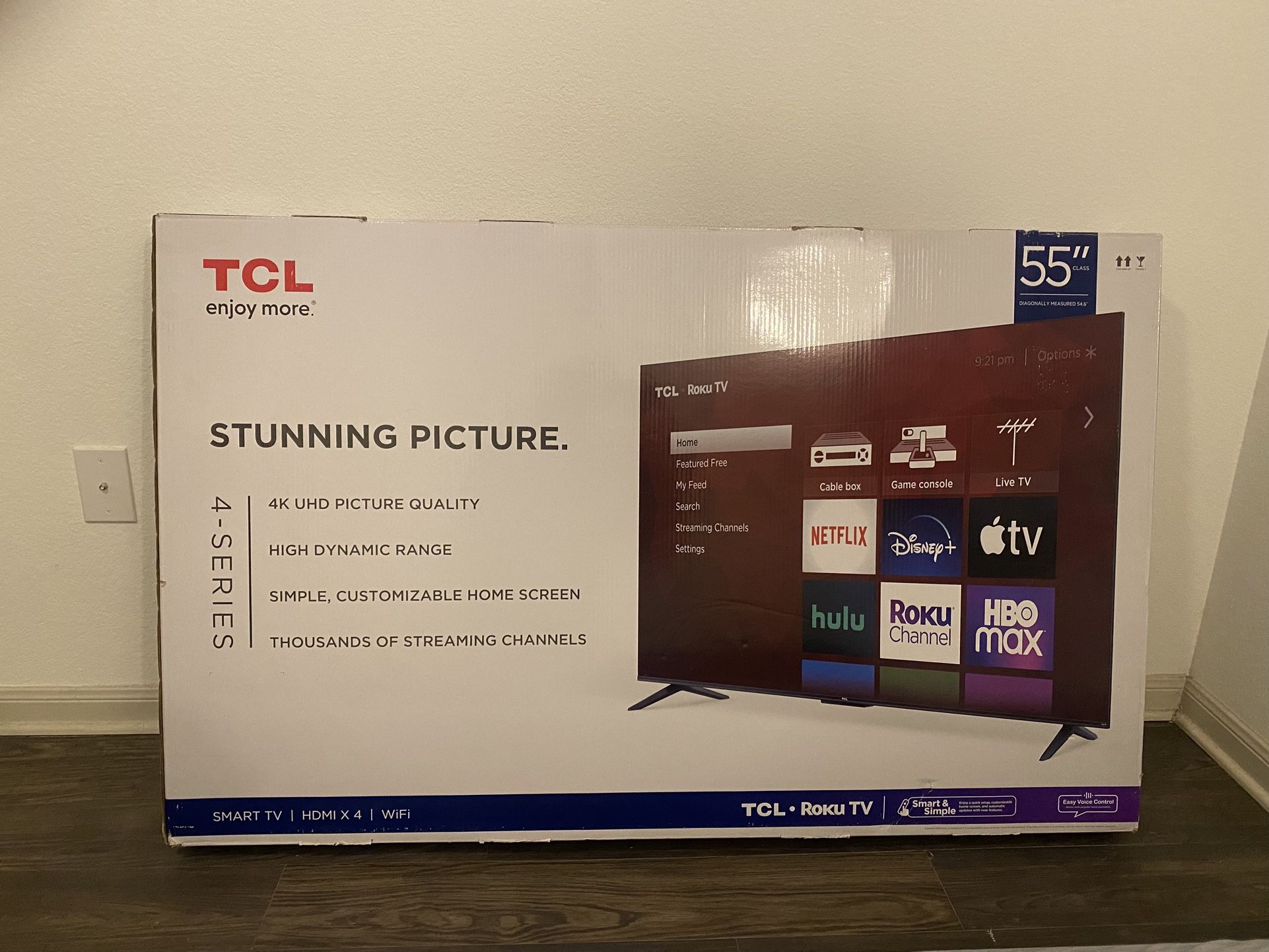 TCL 55" 4K UHD HDR TV