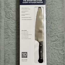 Henckels German Stainless Steel 10 Piece Knife Set with Lifetime Warranty