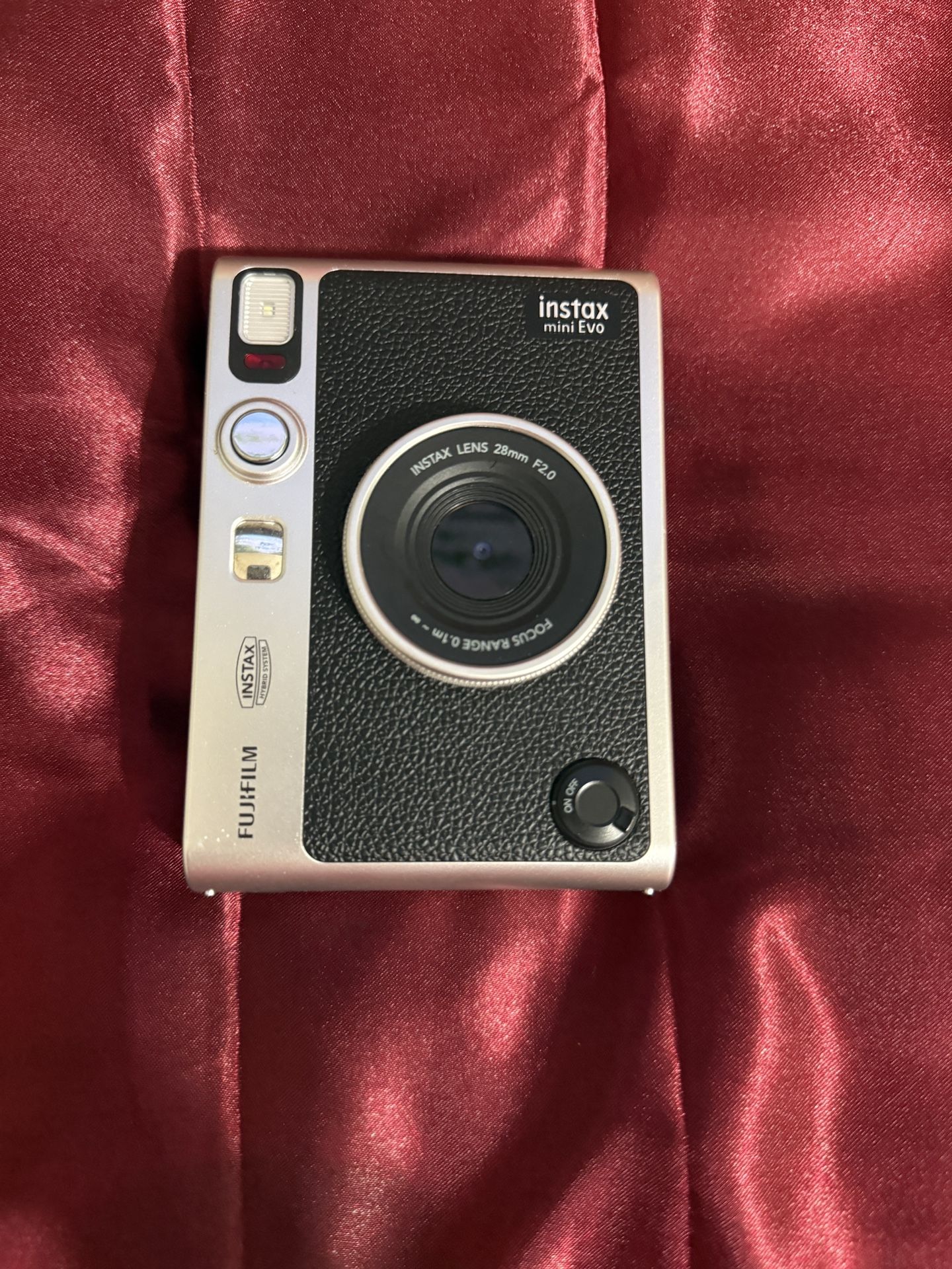 FUJIFILM INSTAX Mini EVO Hybrid Instant Camera Black