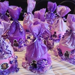 Black Chair Sashes  And White Chair Cover 