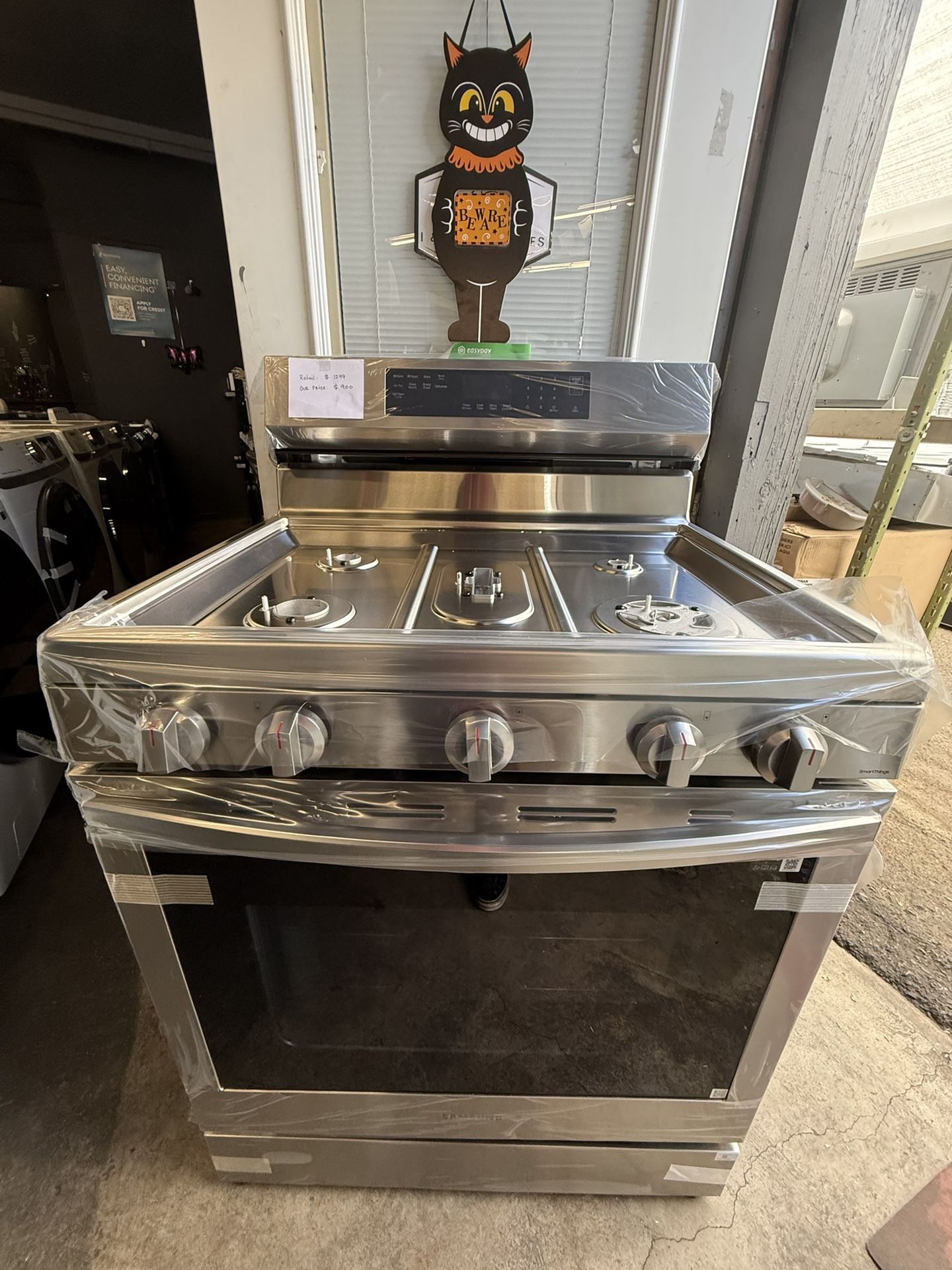 Samsung Stainless Steel Gas Stove 🧡