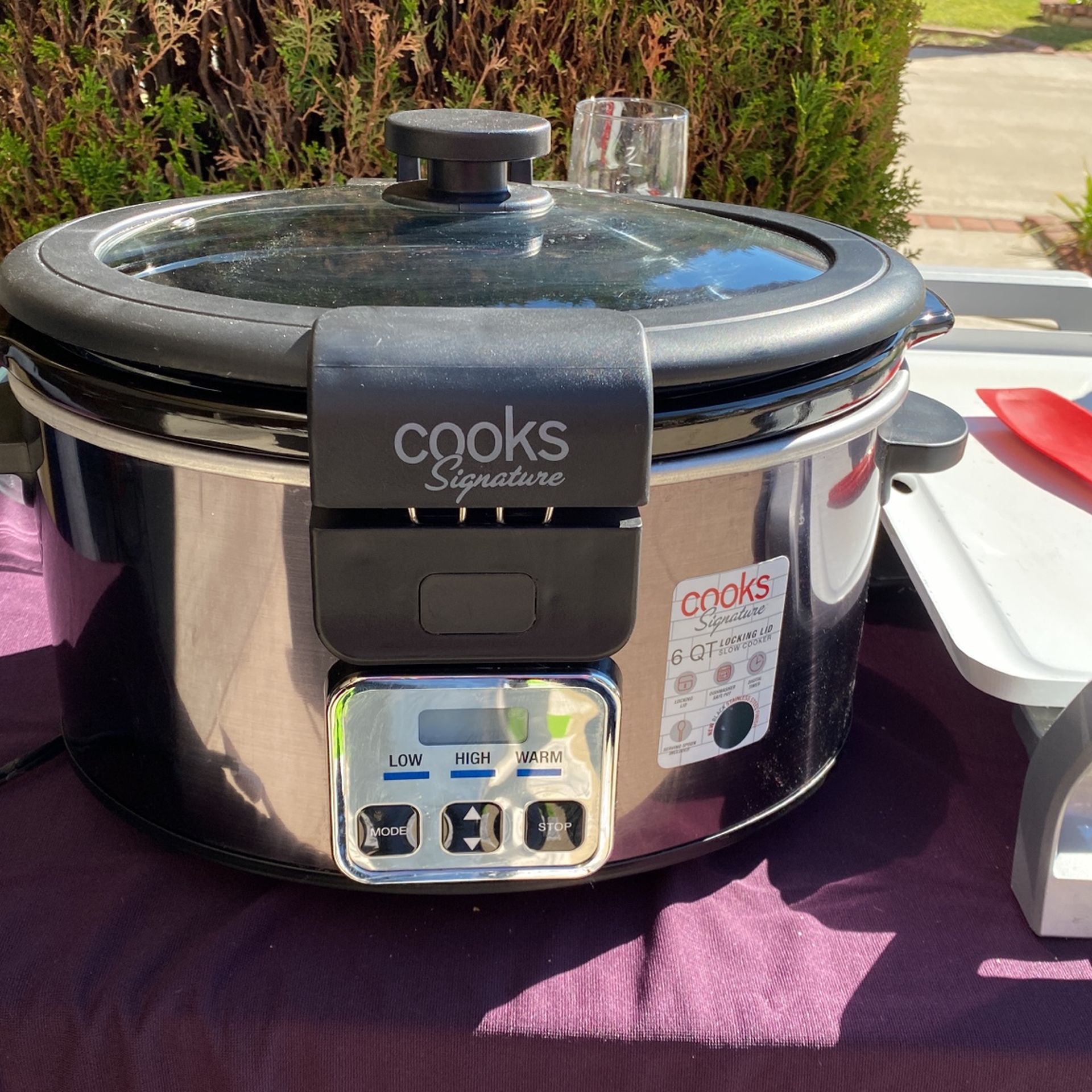 Cooks Signature Slow Cooker 6 Qt
