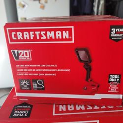 Craftsman 20V LED Light With  Magnifying Lens