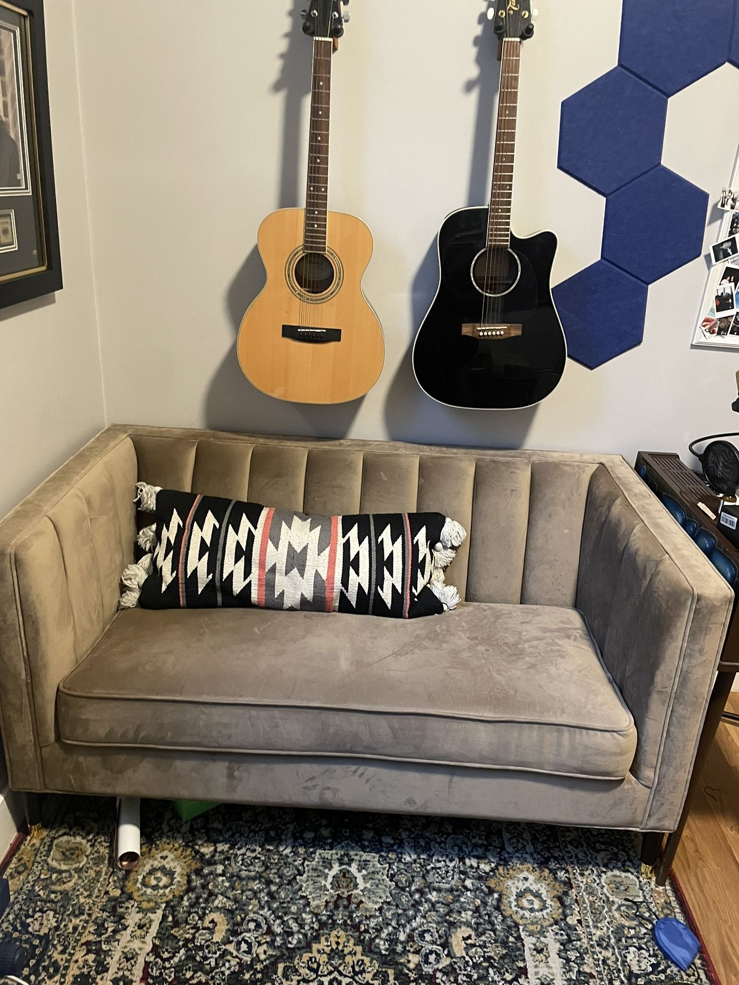 Velvet Loveseat