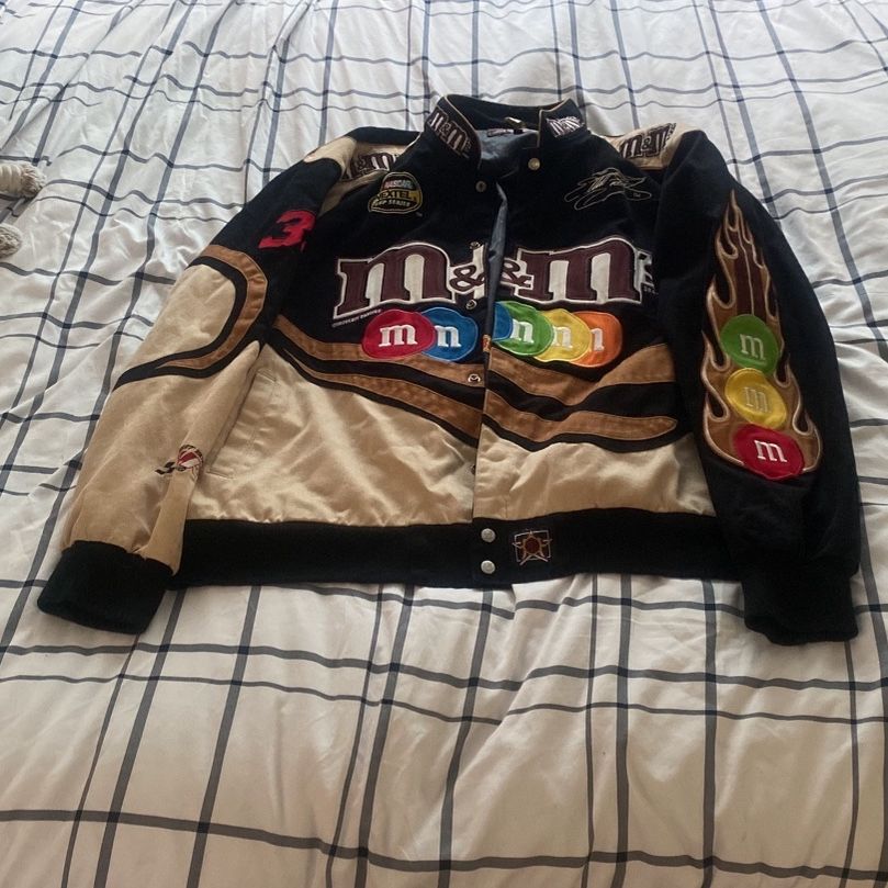 AUTHENTIC rare Vintage m&ms nascar jacket