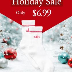 Alo Unisex Half Crew Socks