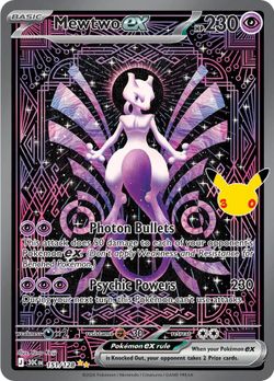 MEWTWO Pokemon 30th TCG SIR