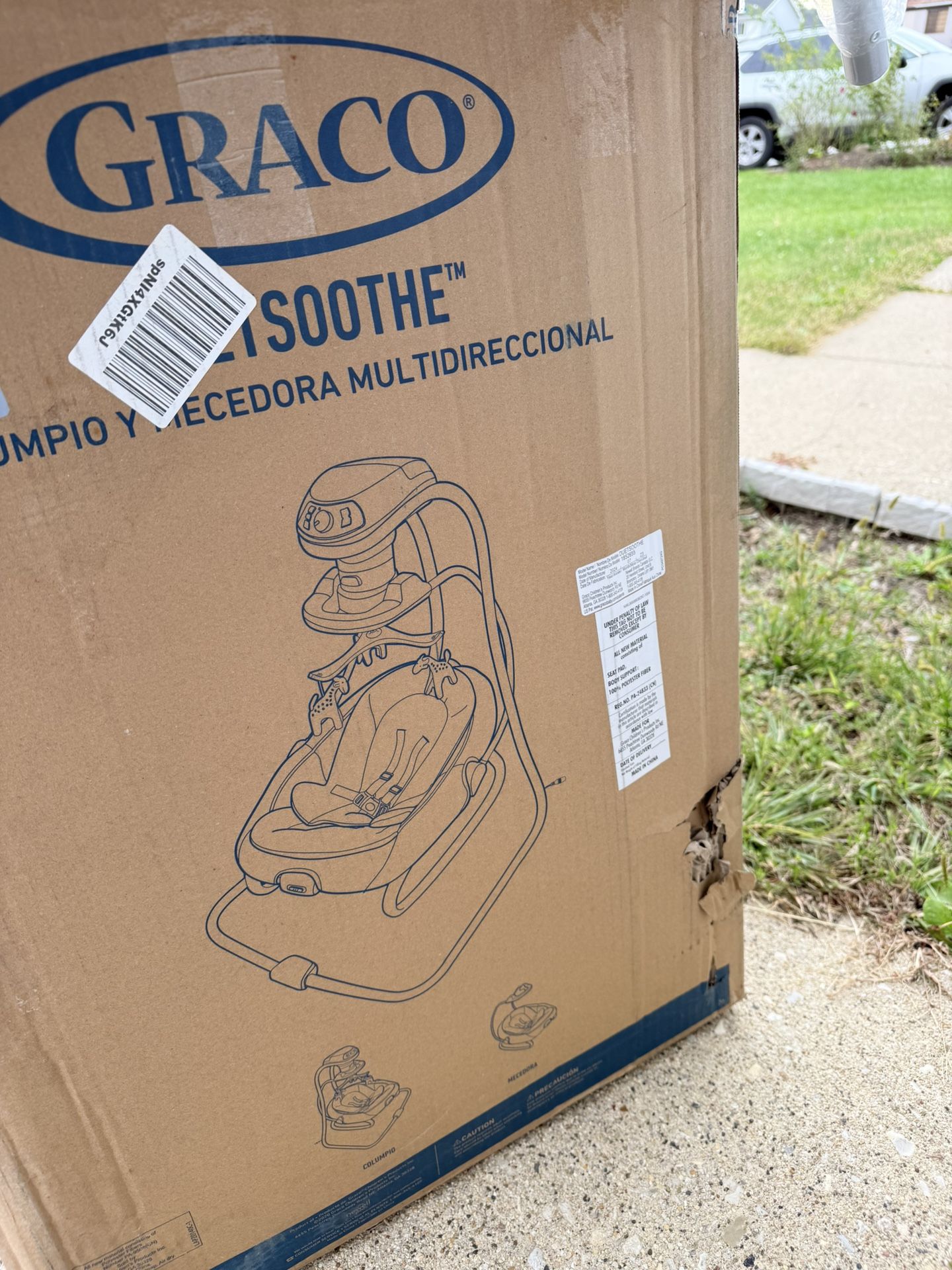 Graco DuetSoothe 2 in 1 Portable Baby Swing & Baby Rocker, Multi Direction, Vibration