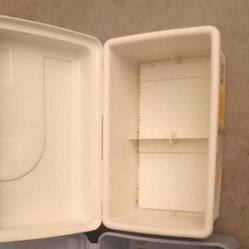 A  Container W/ Fold Down Lid