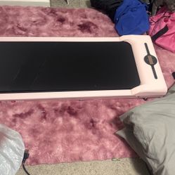 Pink Treadmill With Remote Barley Used 