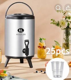 Insulated beverage dispenser 1.6 Gallon
