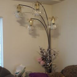 2 Standing Chandlers With Marble Base