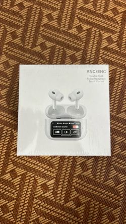 NEW ANC Bluetooth 5.4 Earbuds with Touch Screen Case