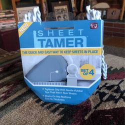 Brand New SHEET TAMER Set Of 4 