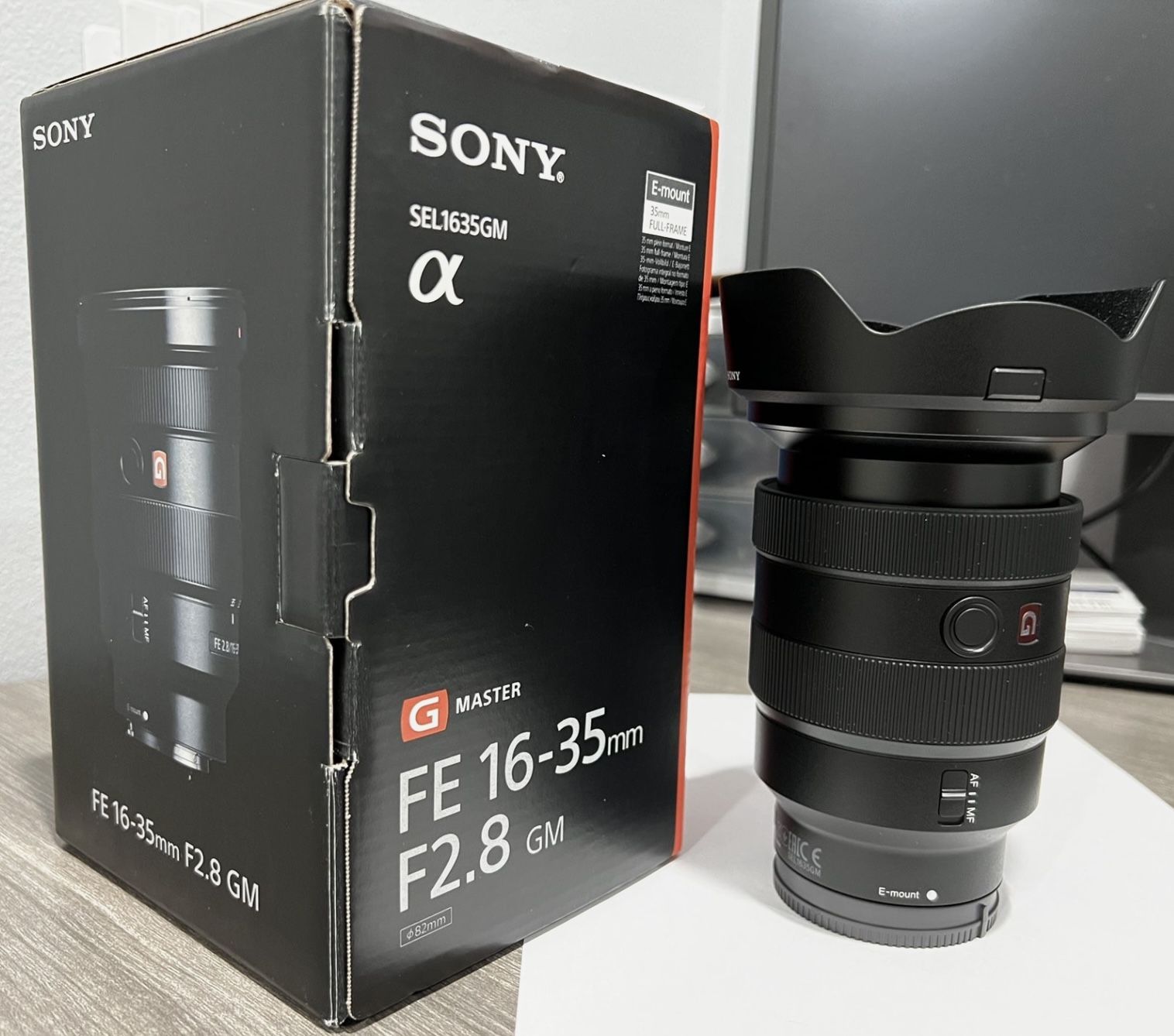 Sony GM Lens FE 16-35mm F2.8 G-Master E-Mount